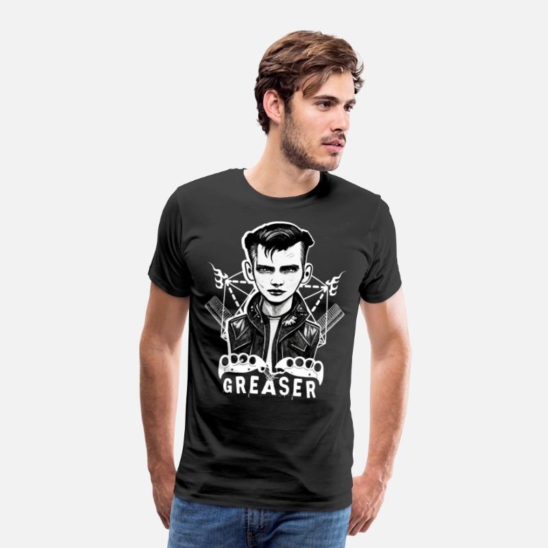 Greaser Rockabilly Psychobilly Rock And Roll Biker