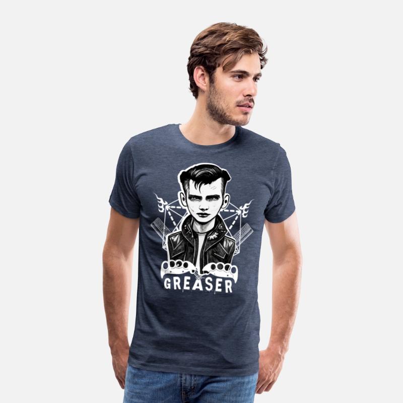 Greaser Rockabilly Psychobilly Rock And Roll Biker