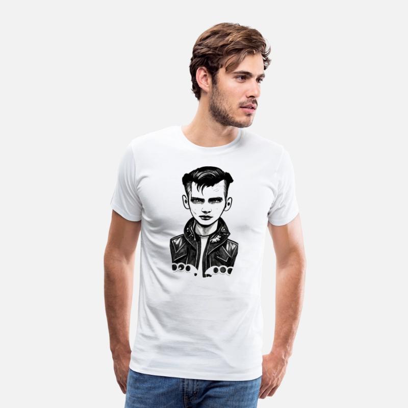 Greaser Rockabilly Psychobilly Rock And Roll Biker