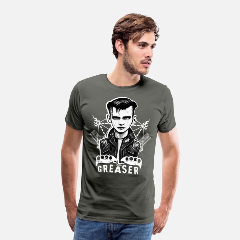 Greaser Rockabilly Psychobilly Rock And Roll Biker