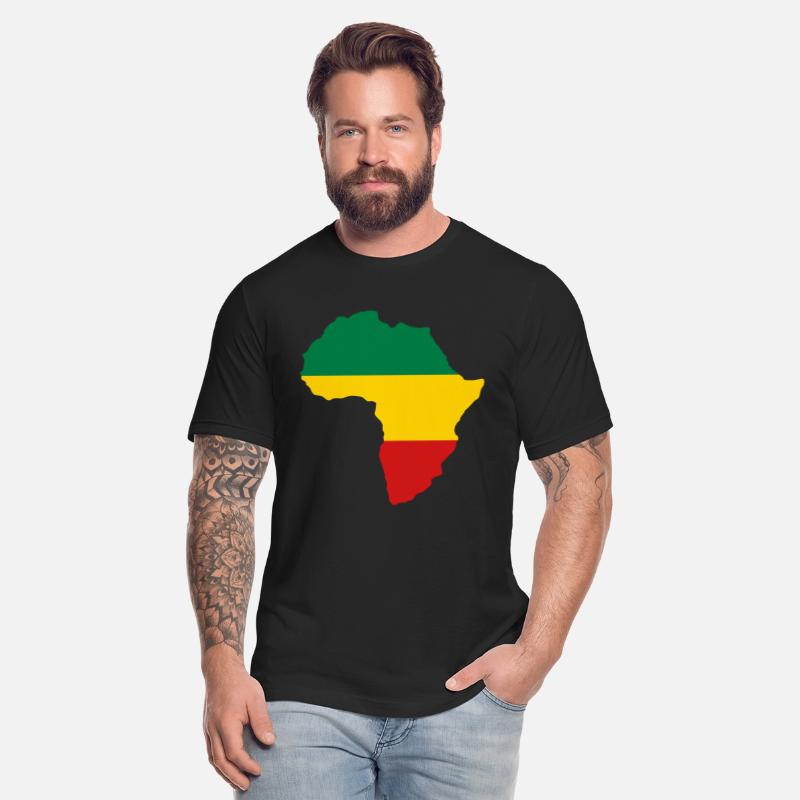 Green, Gold (Yellow) & Red Africa Flag