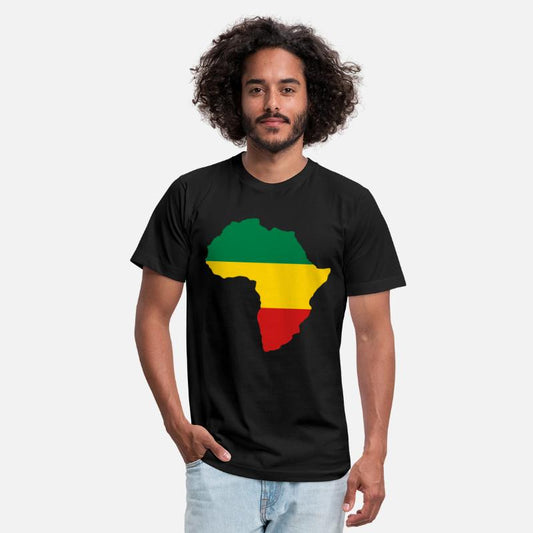 Green, Gold (Yellow) & Red Africa Flag