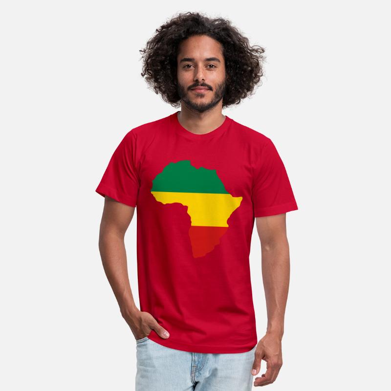 Green, Gold (Yellow) & Red Africa Flag