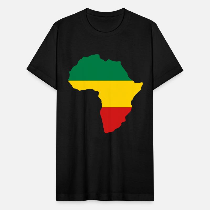 Green, Gold (Yellow) & Red Africa Flag