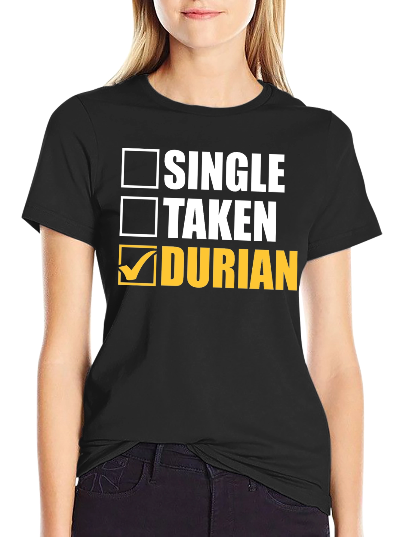 Durian Lover T-Shirt - Single Taken Durian