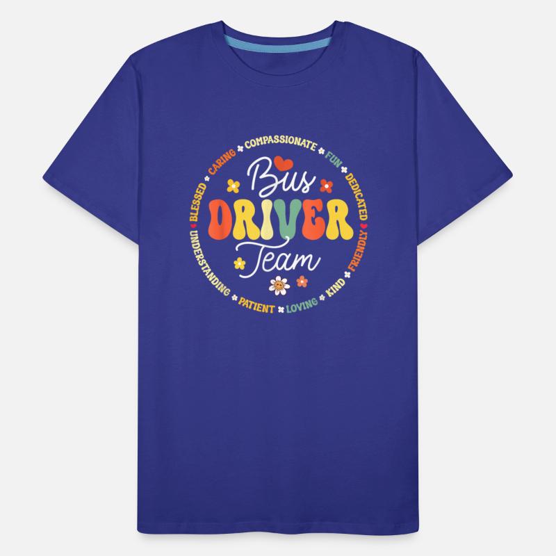 Groovy Bus Driver Team Back to School Squad Apprec