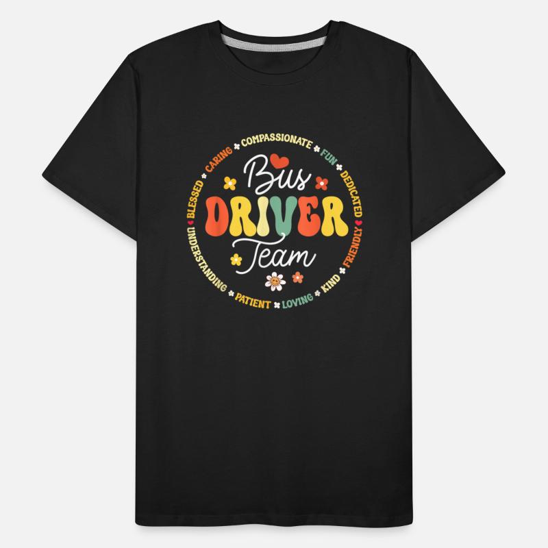 Groovy Bus Driver Team Back to School Squad Apprec