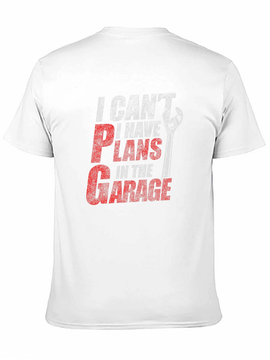 Garage Plans Graphic Tee - Mechanic Shirt