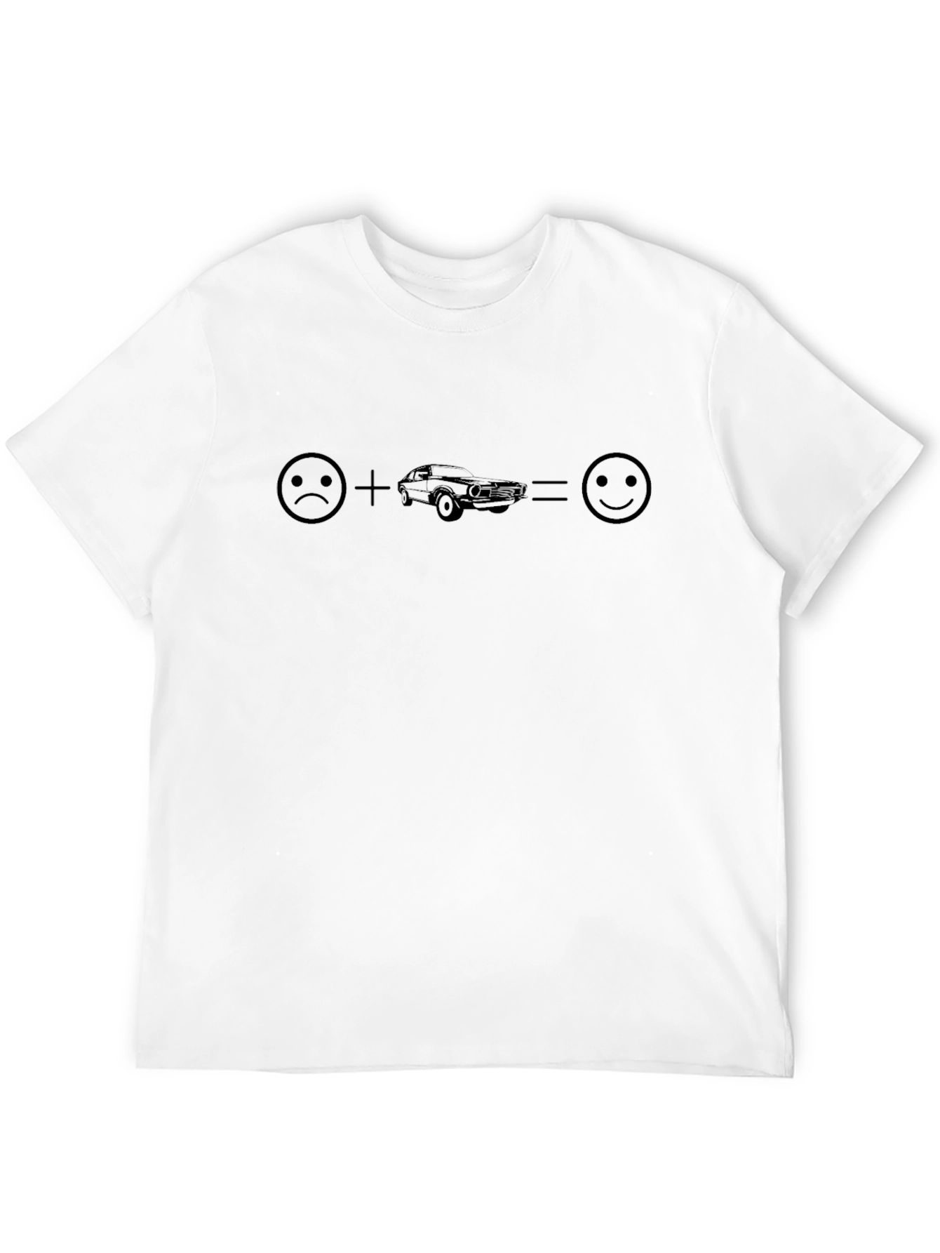 Car Lover T-Shirt: Sad + Car = Happy!