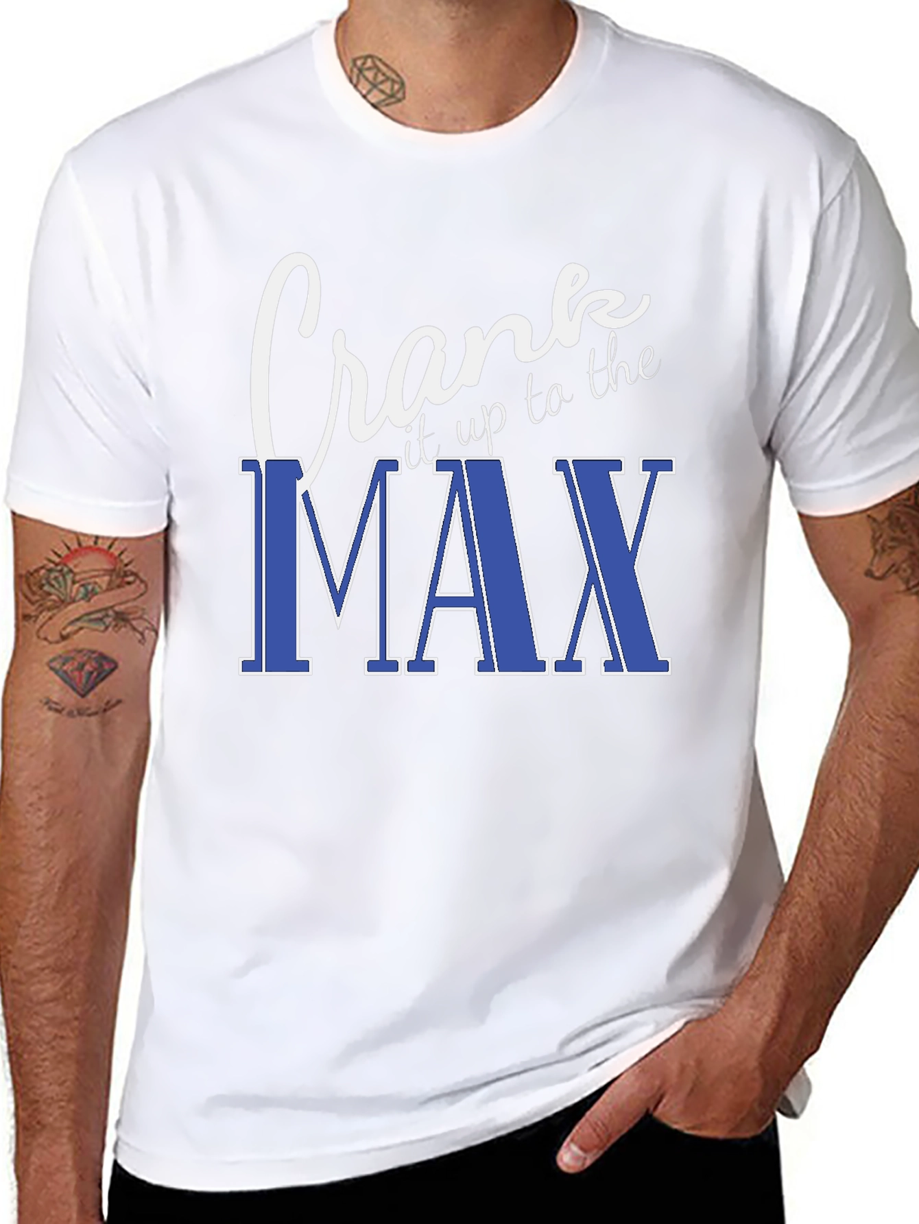 Crank It Up To The Max Black T-Shirt