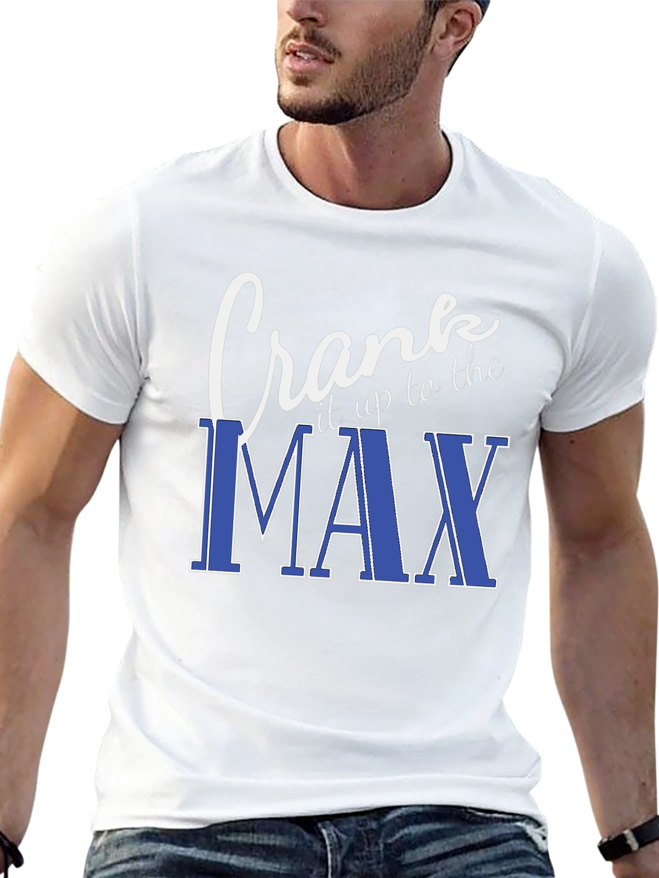 Crank It Up To The Max Black T-Shirt