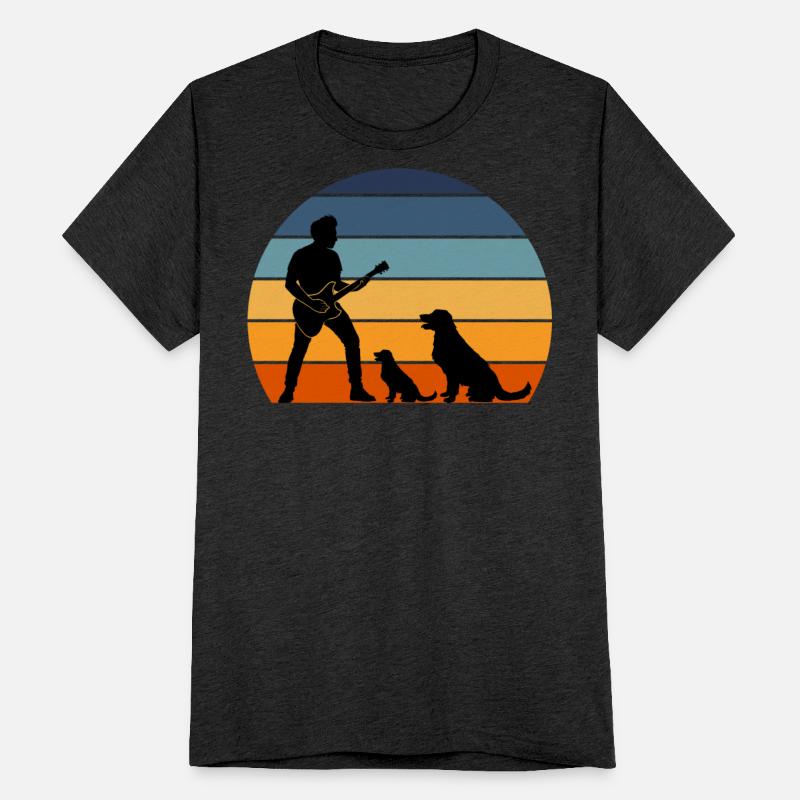 Guitar Player Pet Dog Animal Musician Bassist