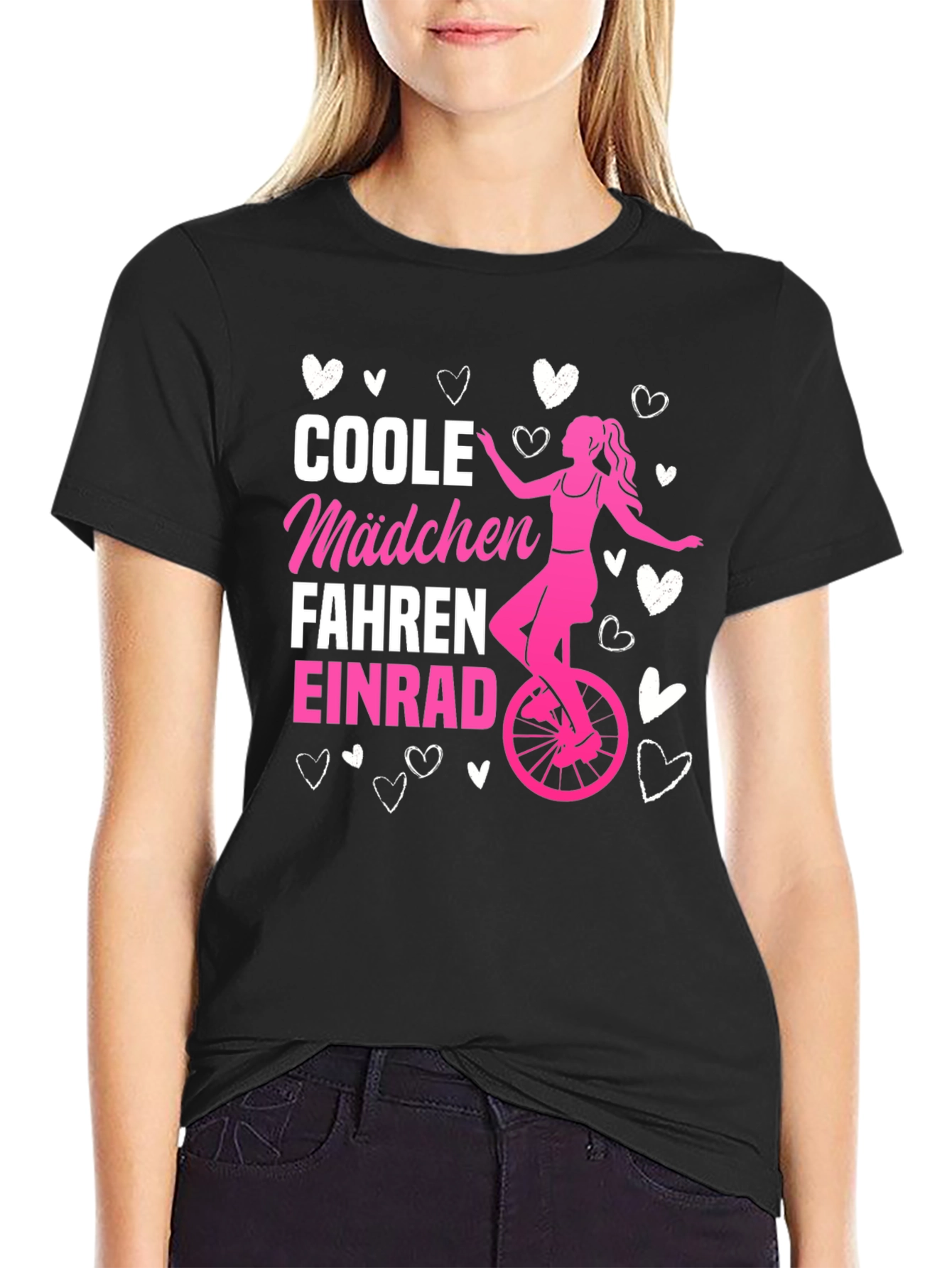 Cool Girls Unicycle T-Shirt