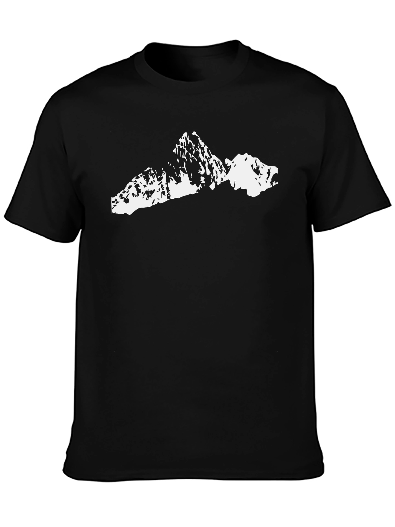 Mountain Silhouette Black T-Shirt