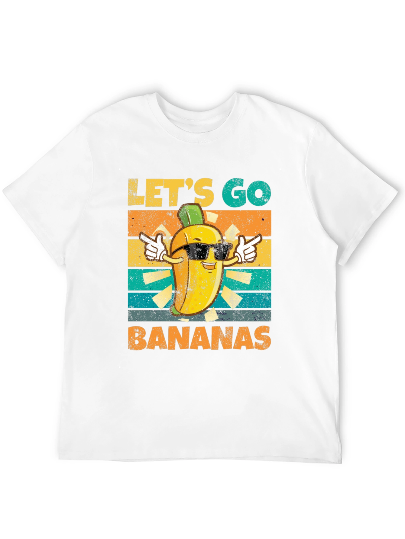 Lets Go Bananas T-Shirt Funny Fruit Design
