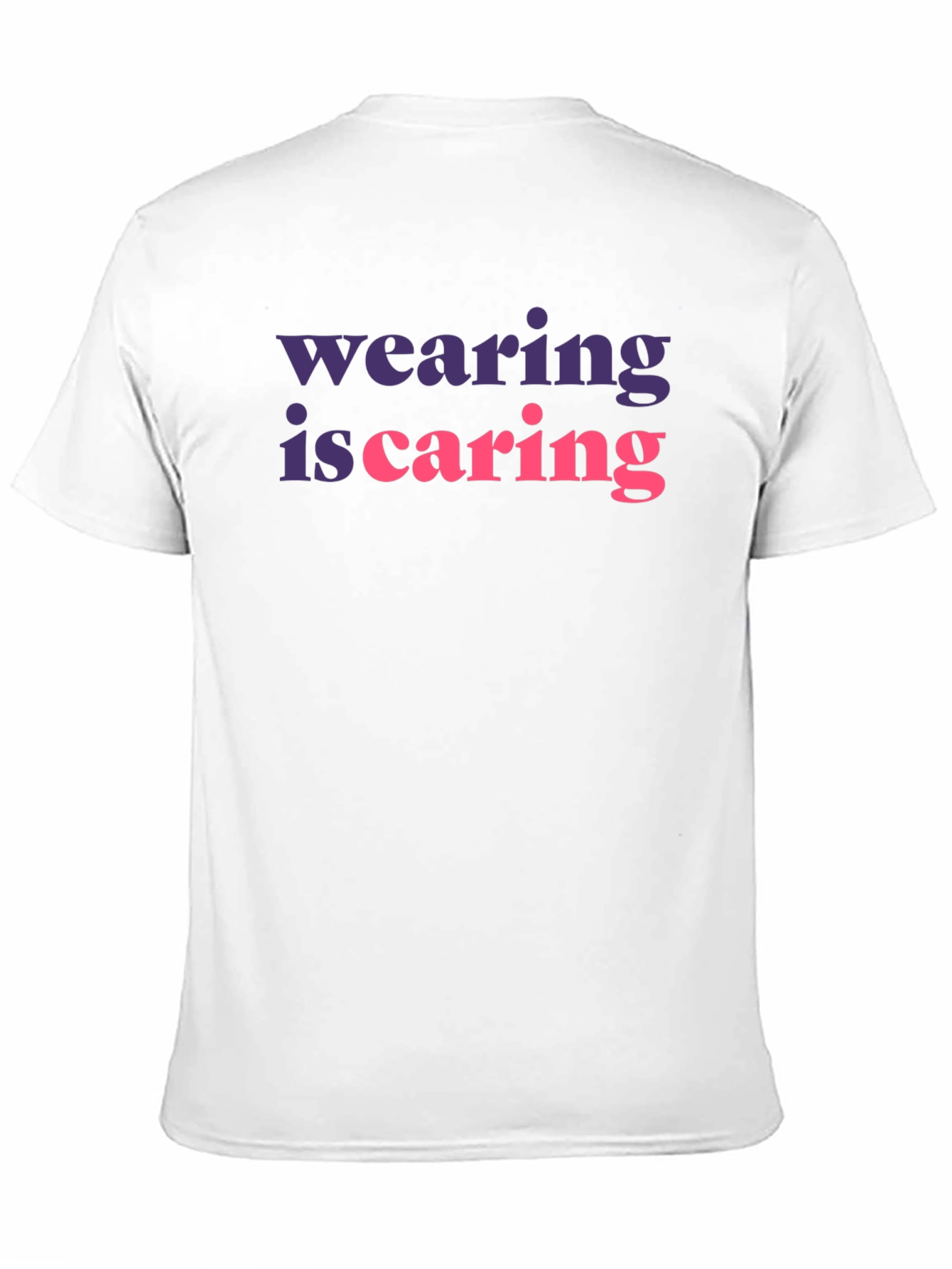 Wearing is Caring Graphic Tee - Black