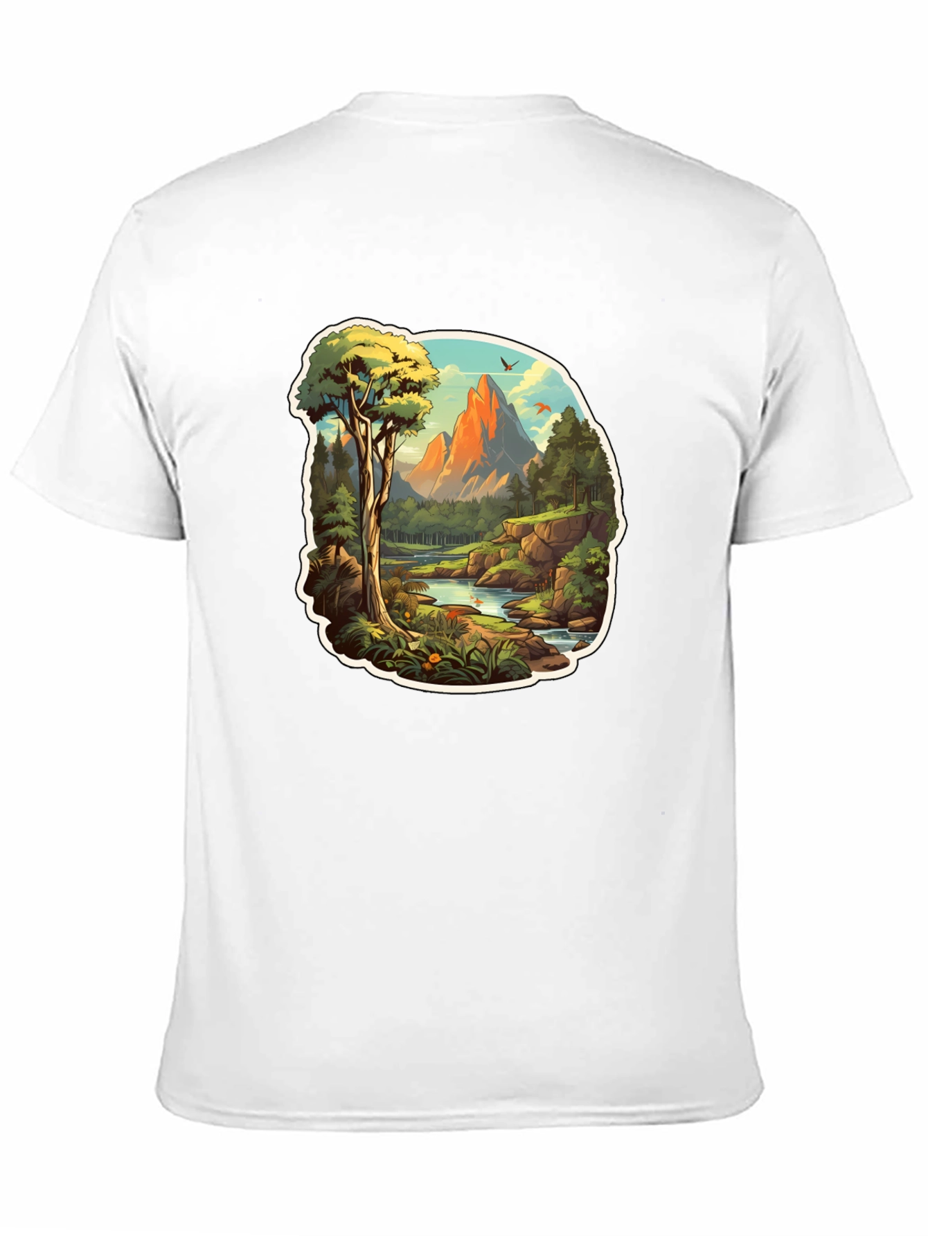 Mountain Vista Graphic Tee - Nature Lovers Black T-Shirt