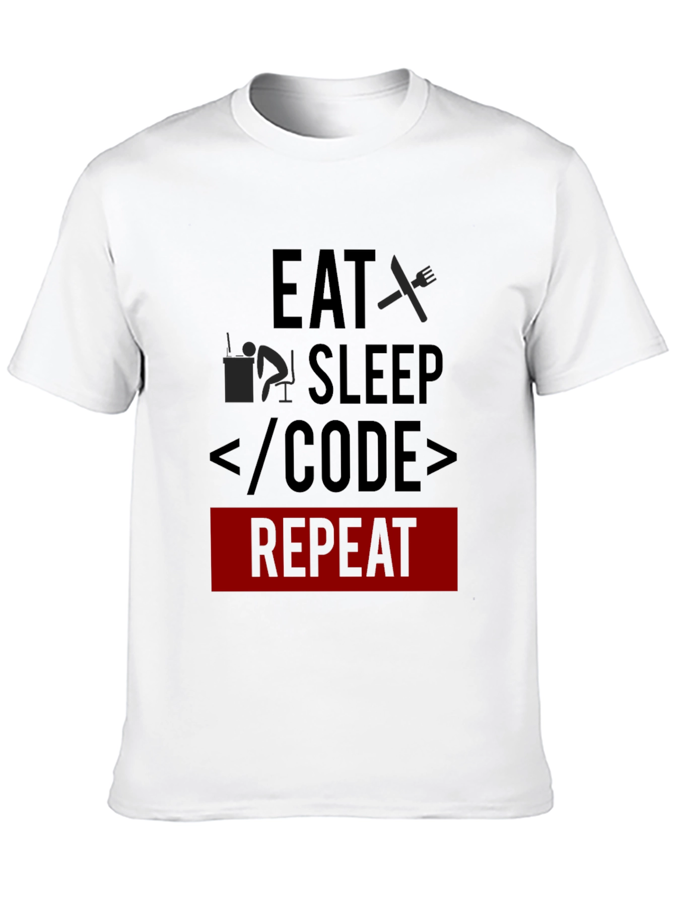 Eat Sleep Code Repeat Programmer T-Shirt