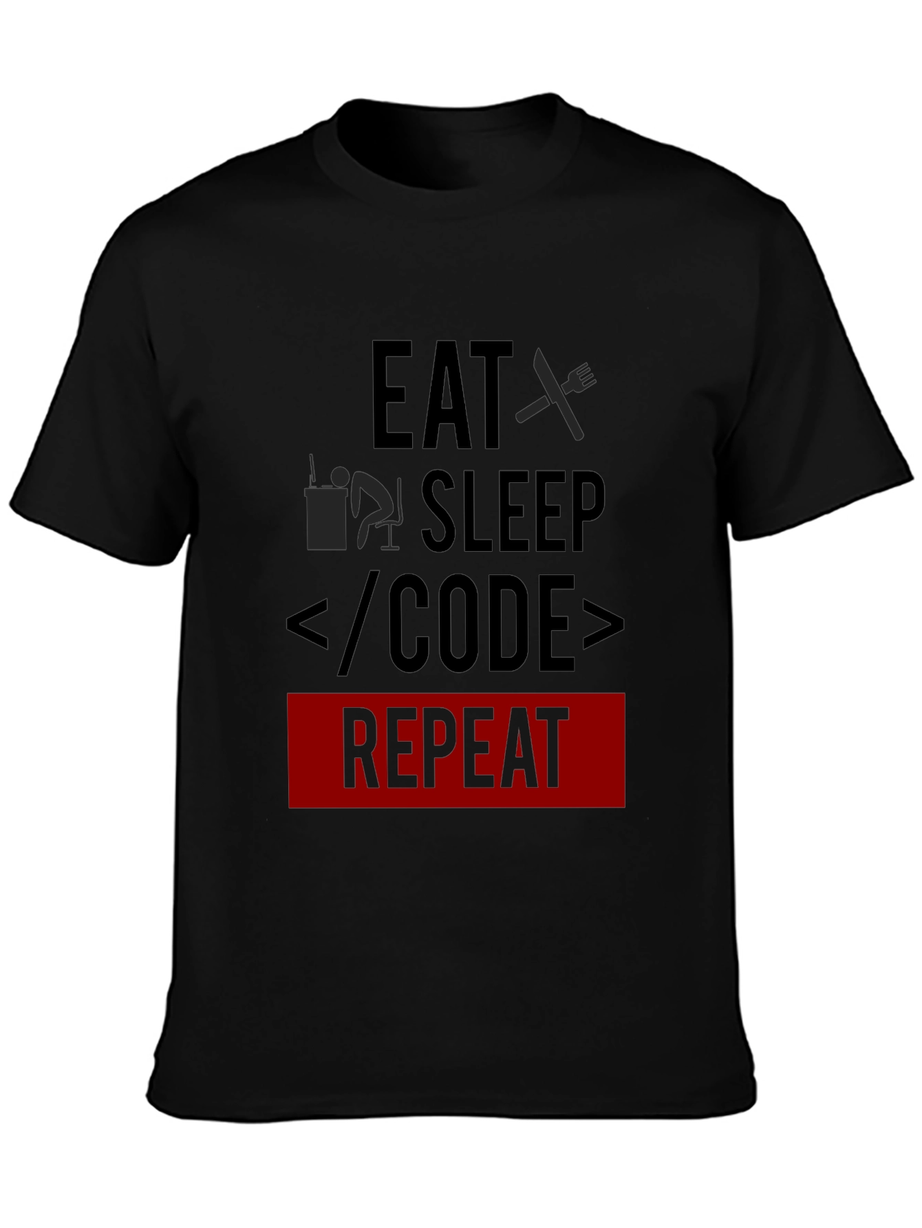 Eat Sleep Code Repeat Programmer T-Shirt