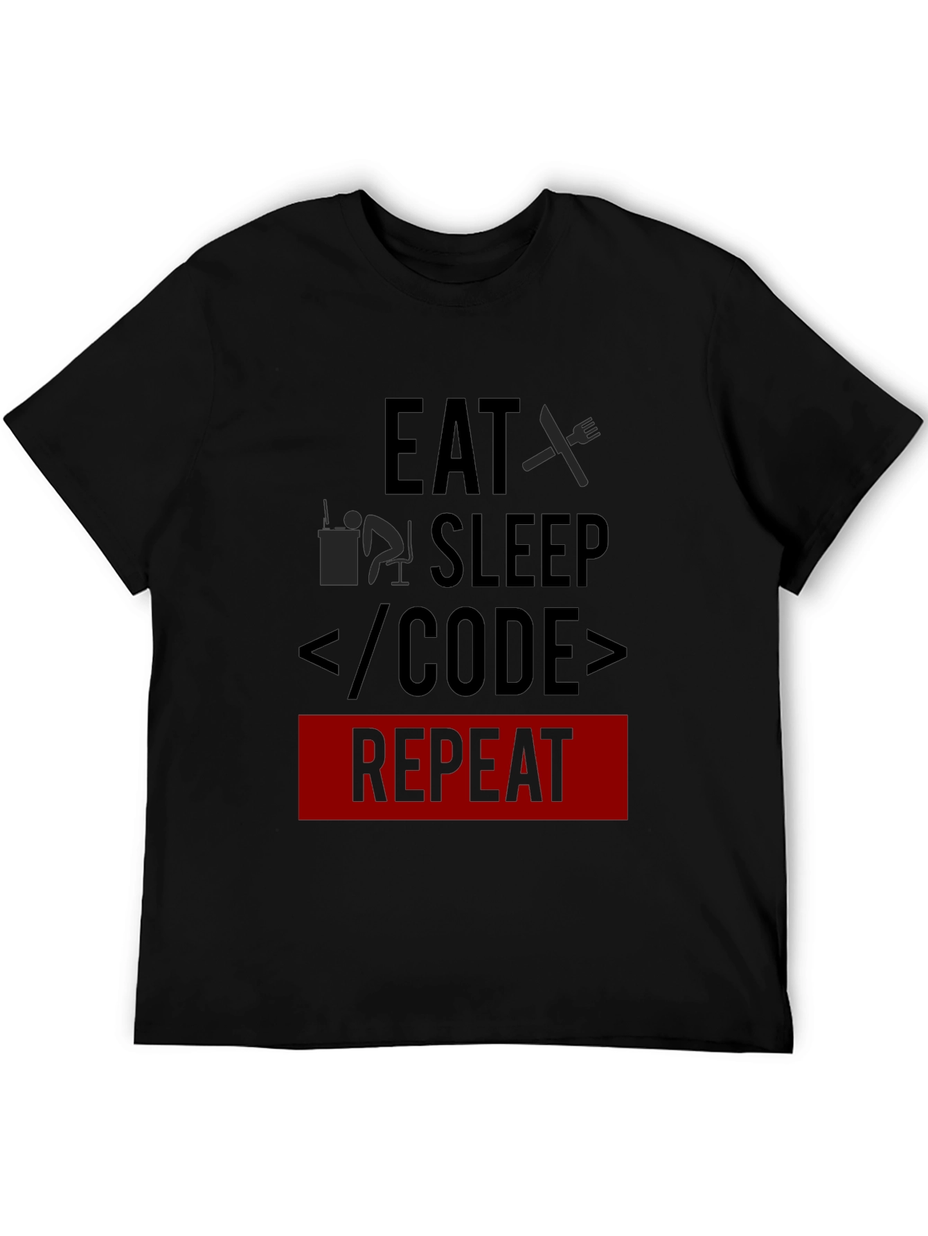 Eat Sleep Code Repeat Programmer T-Shirt
