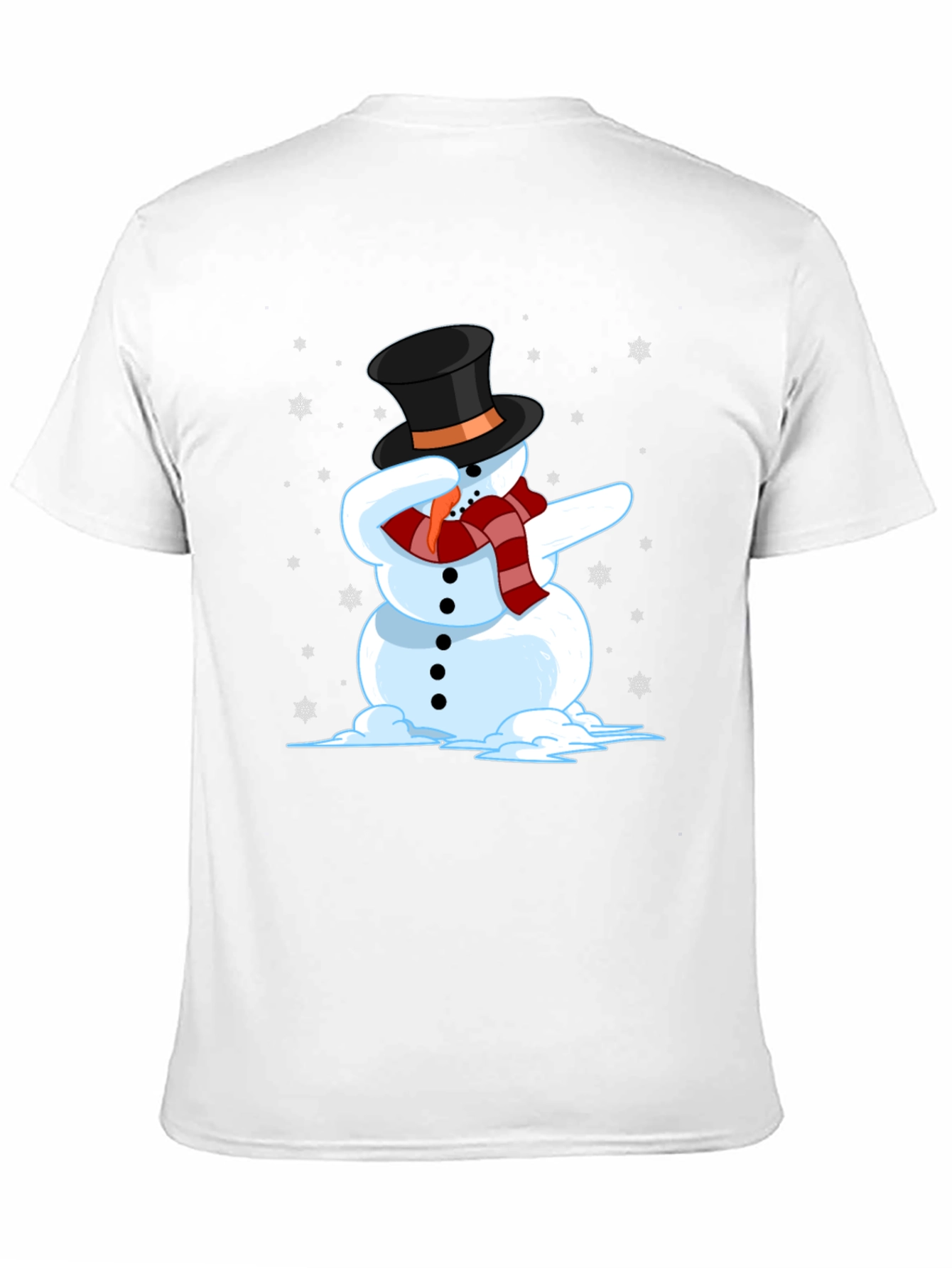 Dabbing Snowman Graphic Tee - Holiday Fun
