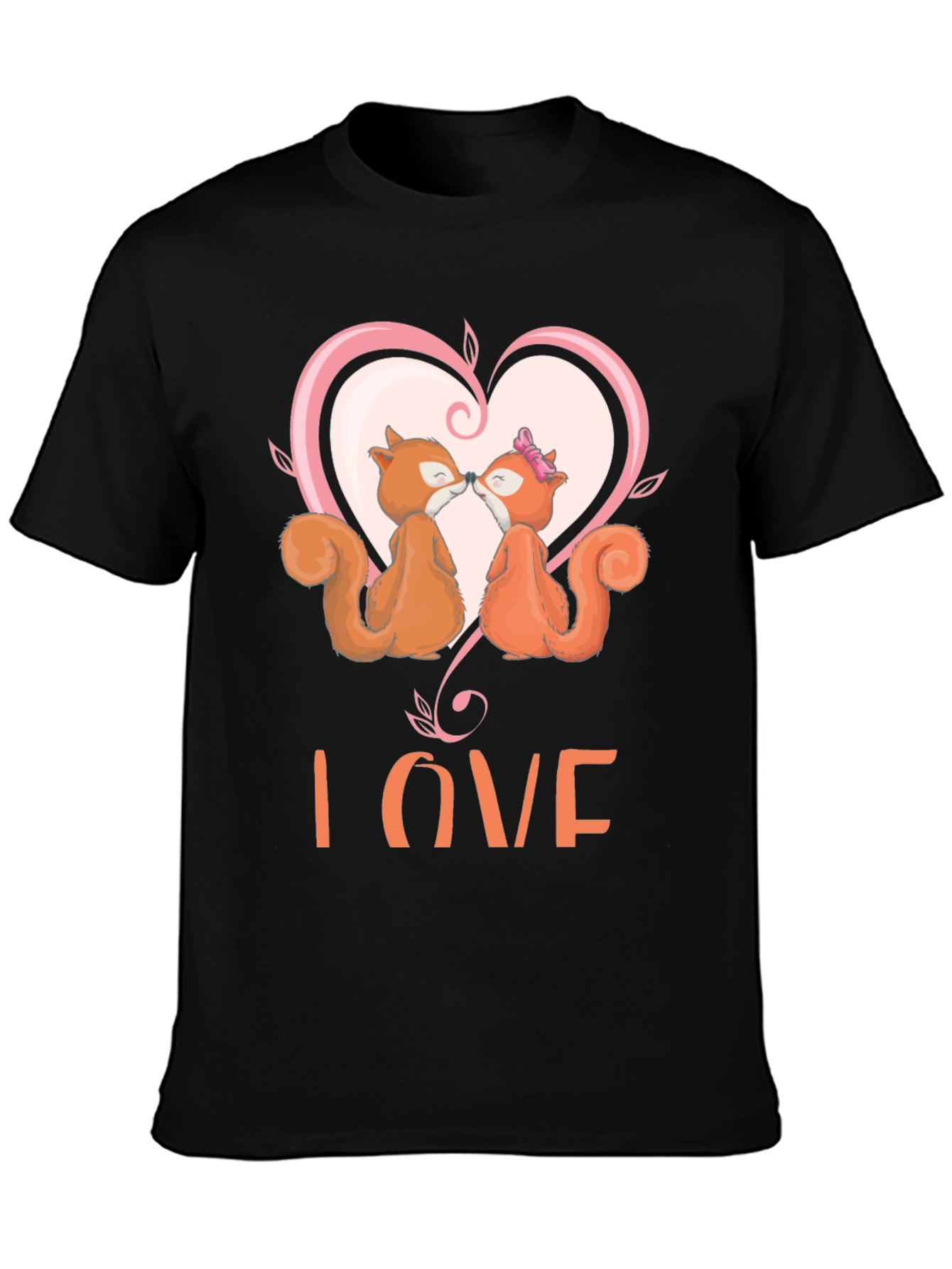 Squirrel Love T-Shirt - Cute Valentines Day Tee