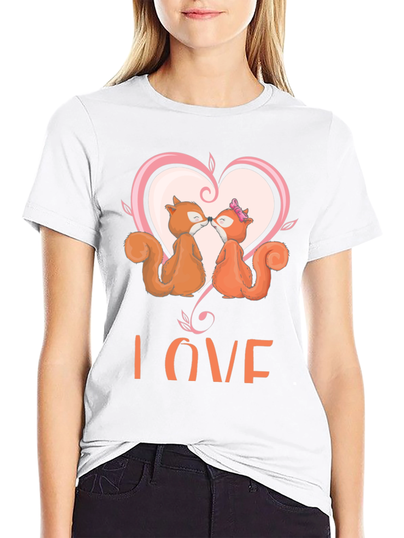 Squirrel Love T-Shirt - Cute Valentines Day Tee