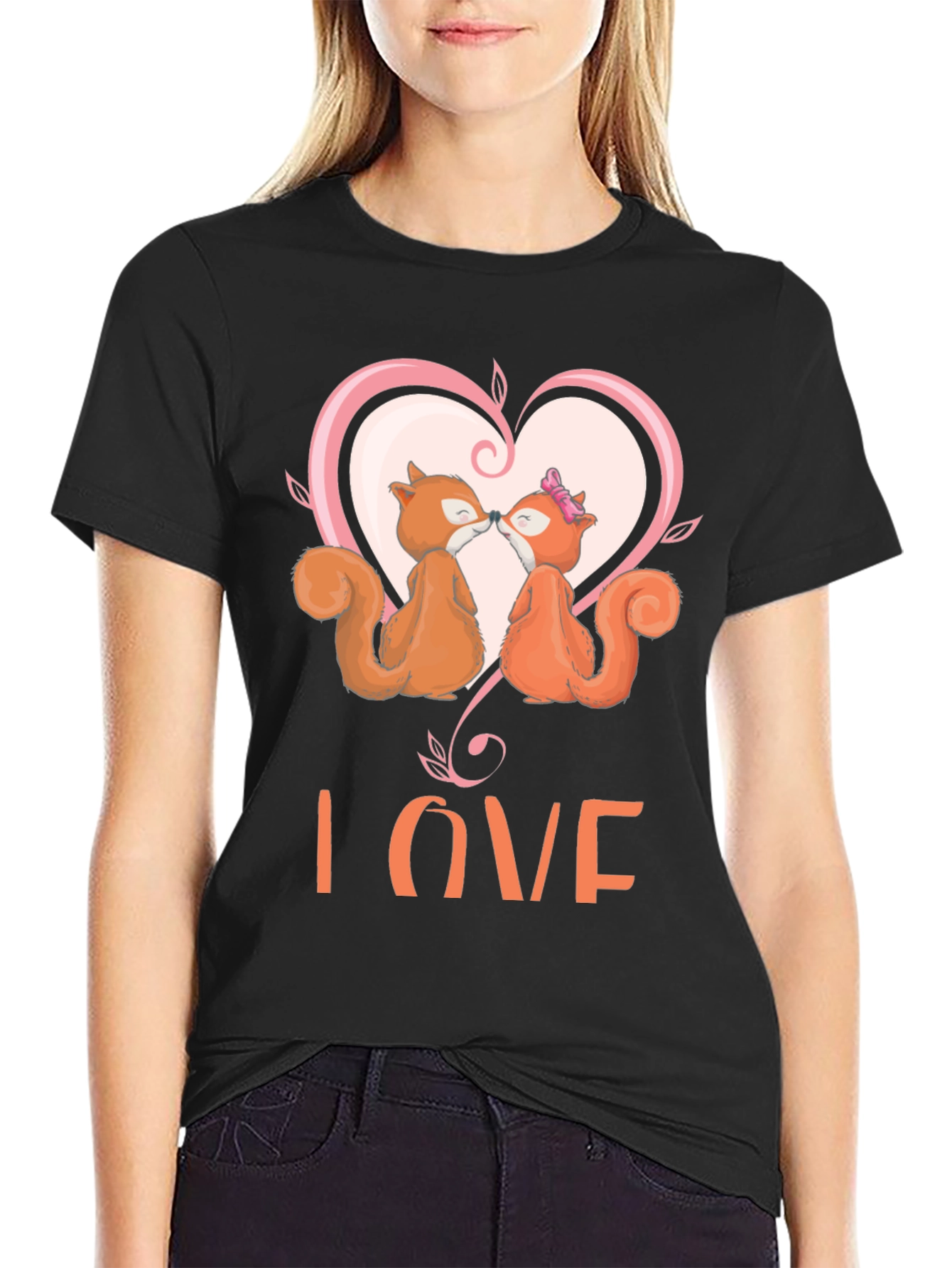 Squirrel Love T-Shirt - Cute Valentines Day Tee