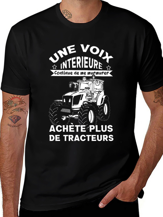 Funny Tractor Lover T-Shirt - Buy More Tractors