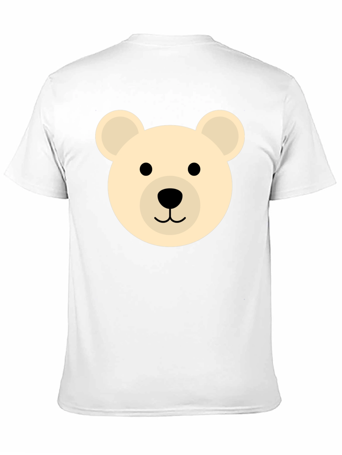 Cute Bear Graphic Black T-Shirt