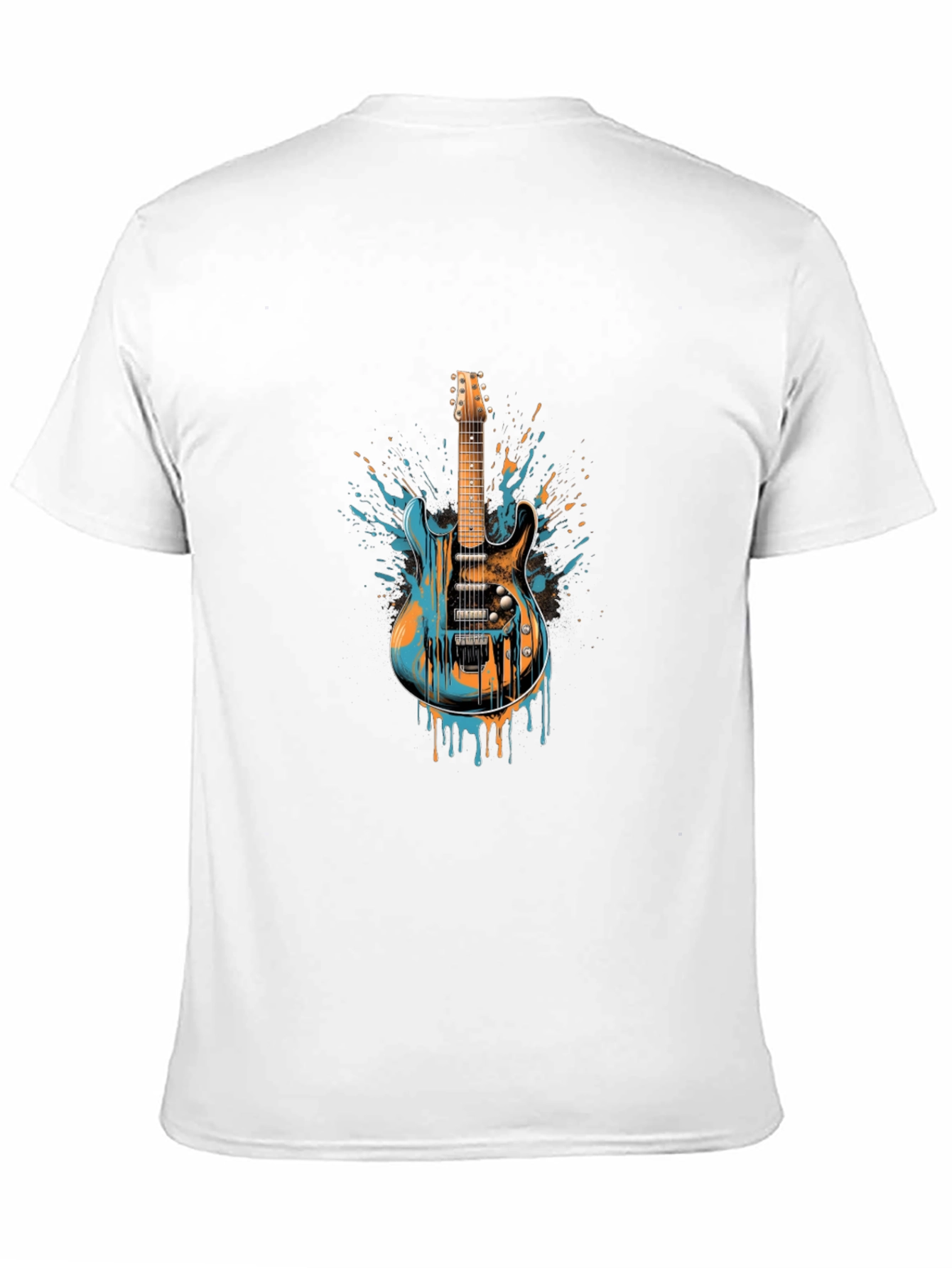 Electric Guitar Graphic Tee - Music Lovers Shirt