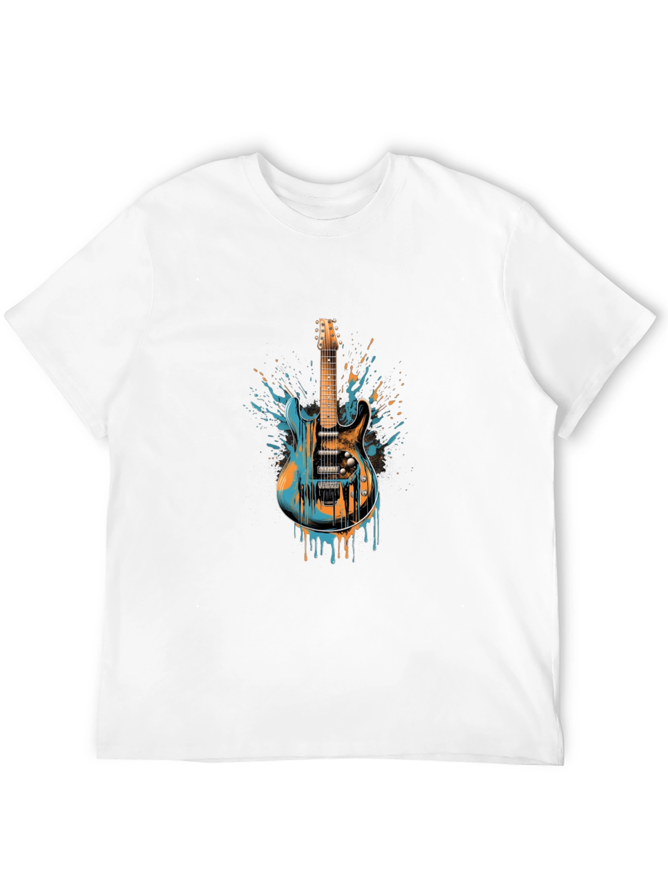 Electric Guitar Graphic Tee - Music Lovers Shirt