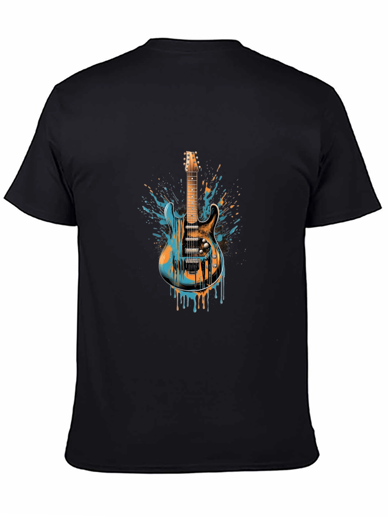 Electric Guitar Graphic Tee - Music Lovers Shirt