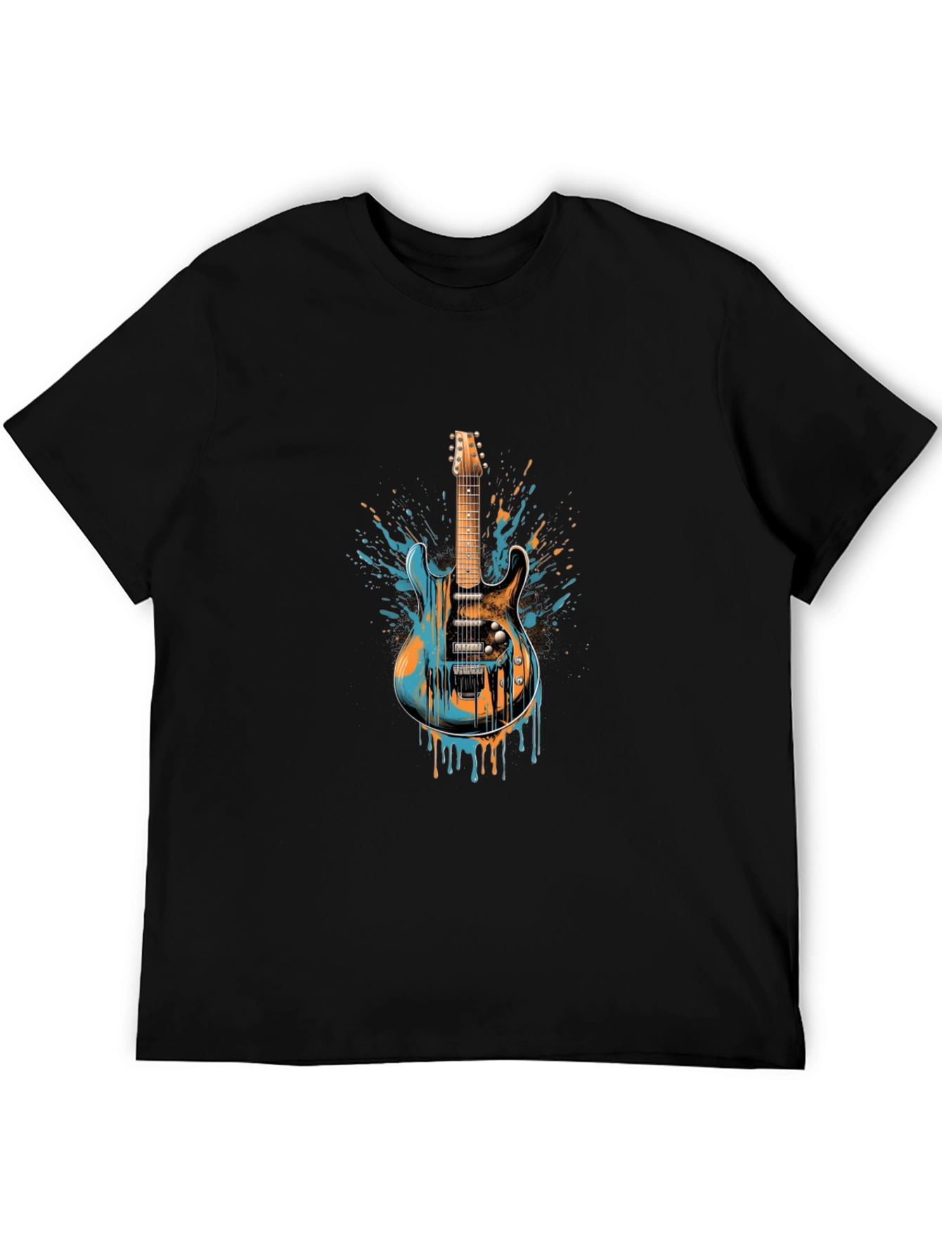 Electric Guitar Graphic Tee - Music Lovers Shirt