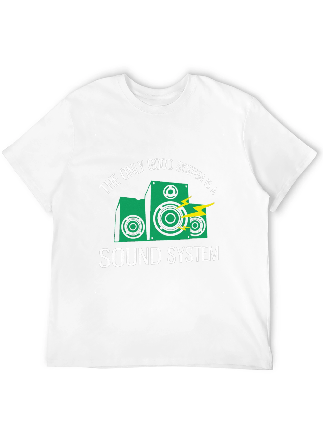 Sound System Graphic T-Shirt - Music Lover Tee