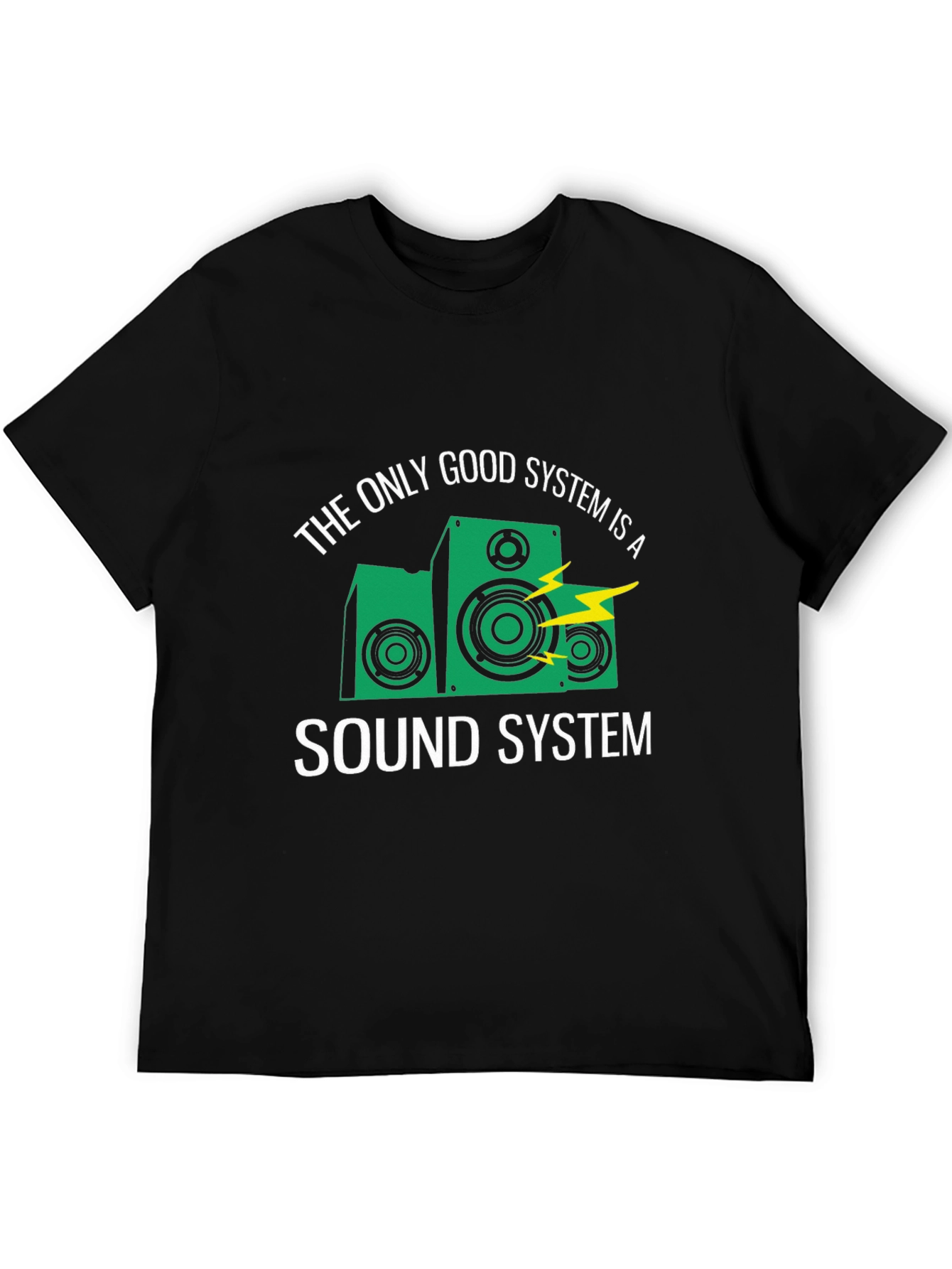 Sound System Graphic T-Shirt - Music Lover Tee