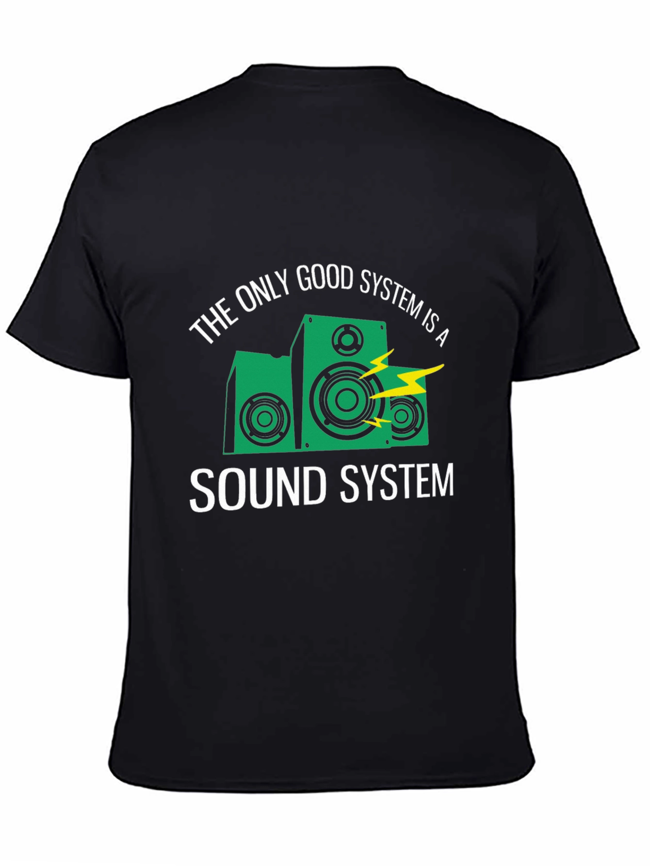 Sound System Graphic T-Shirt - Music Lover Tee