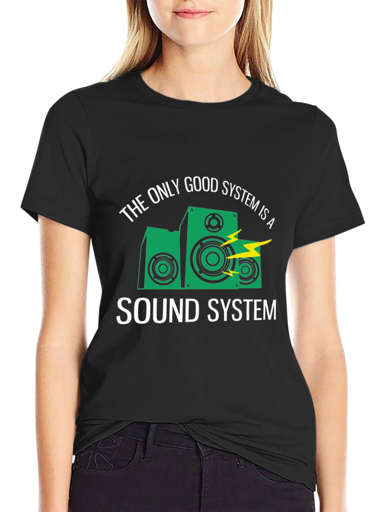 Sound System Graphic T-Shirt - Music Lover Tee
