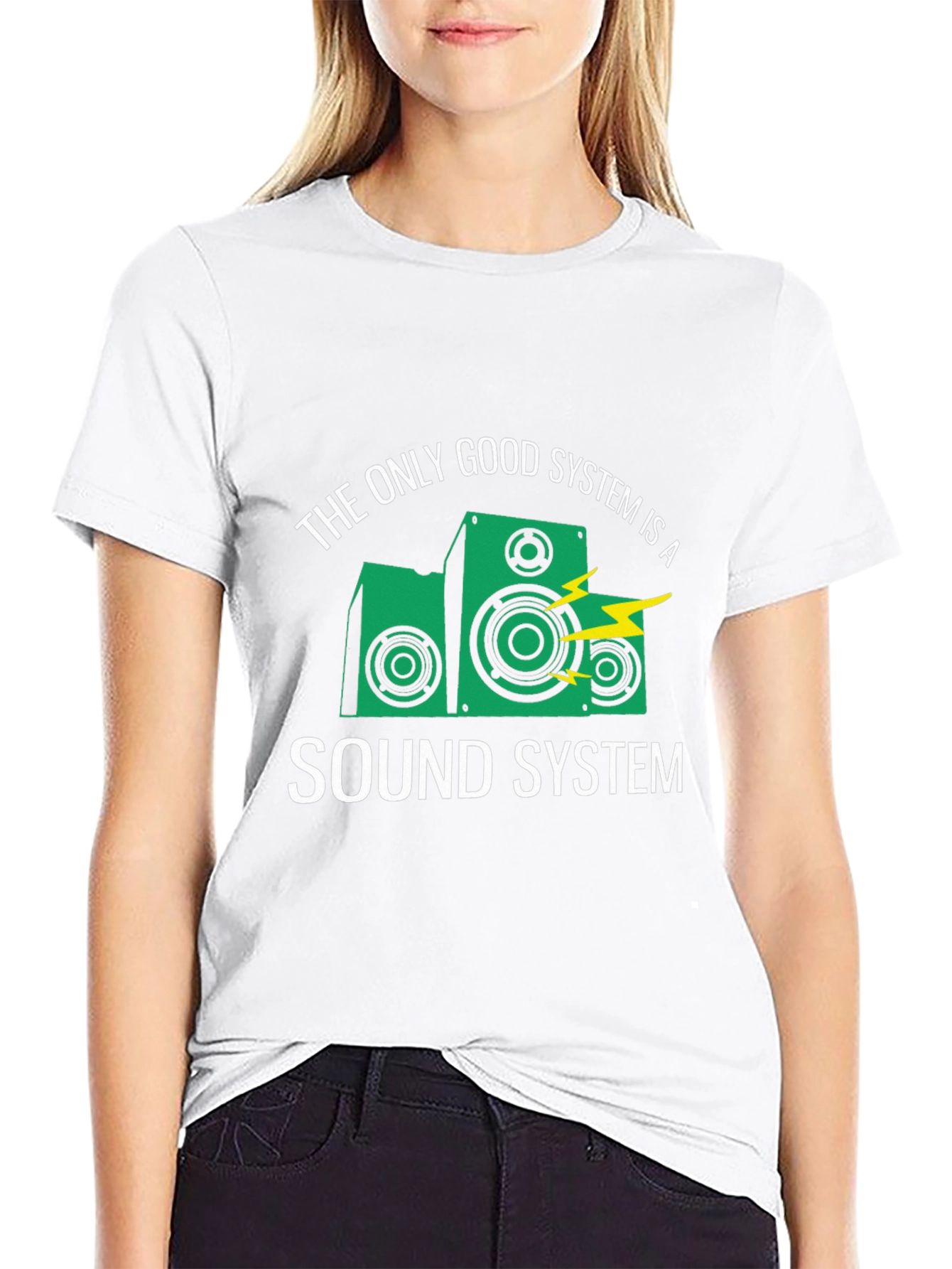 Sound System Graphic T-Shirt - Music Lover Tee
