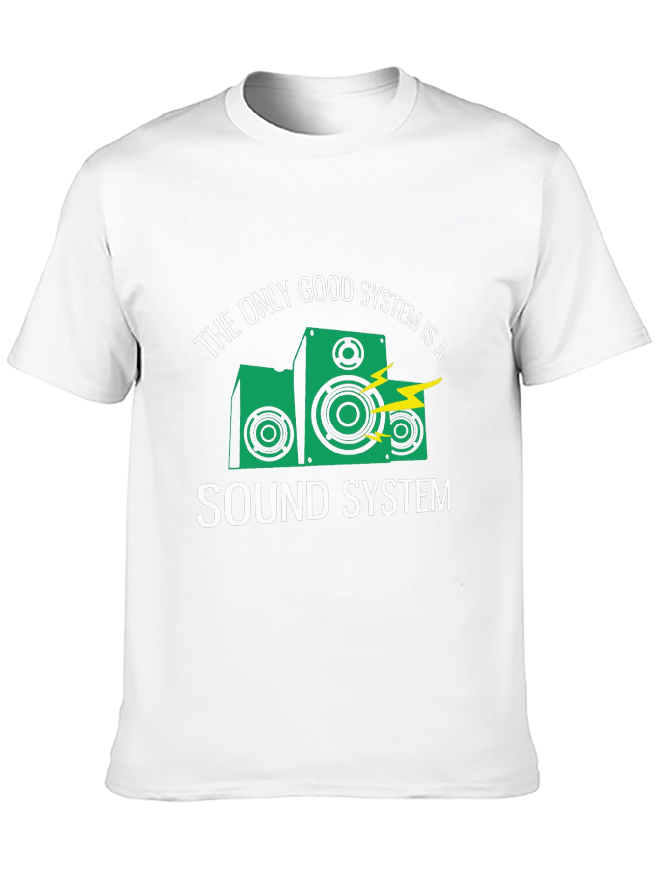 Sound System Graphic T-Shirt - Music Lover Tee