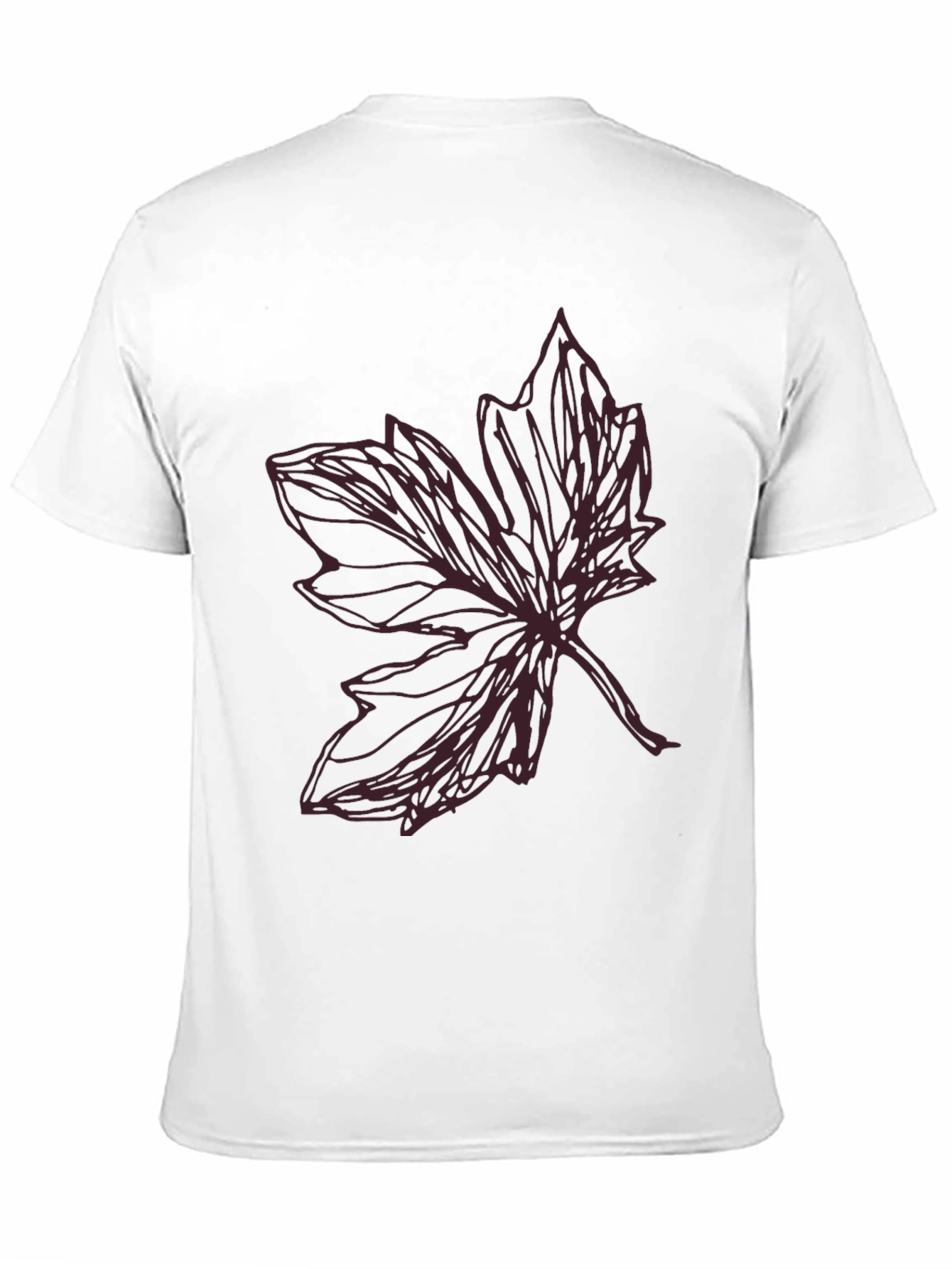 Leaf Graphic Tee - Casual Style