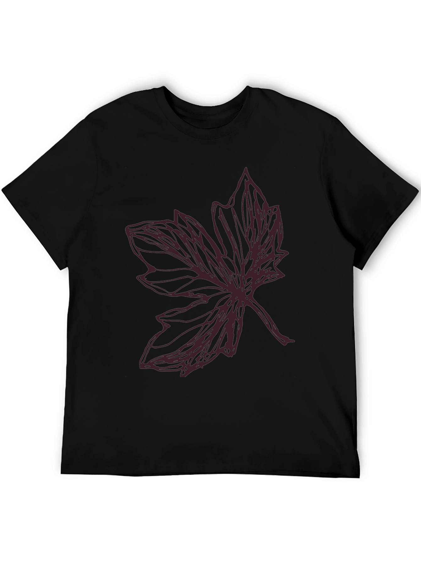 Leaf Graphic Tee - Casual Style