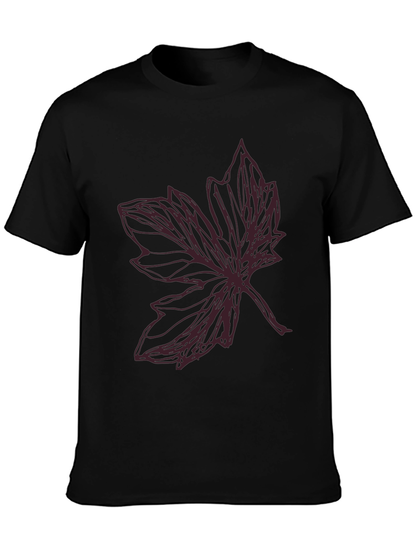 Leaf Graphic Tee - Casual Style