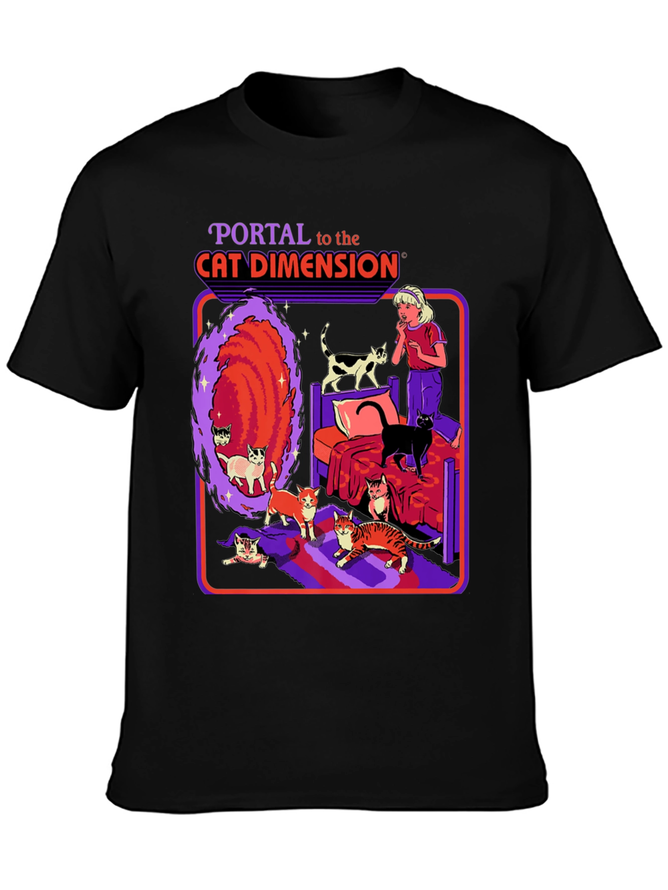 Cat Dimension Portal T-Shirt