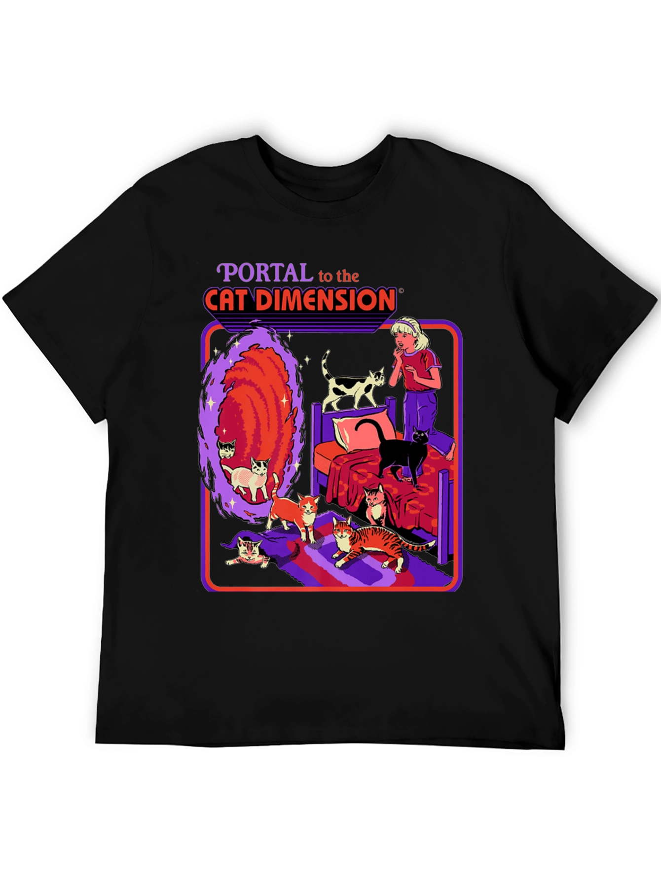 Cat Dimension Portal T-Shirt