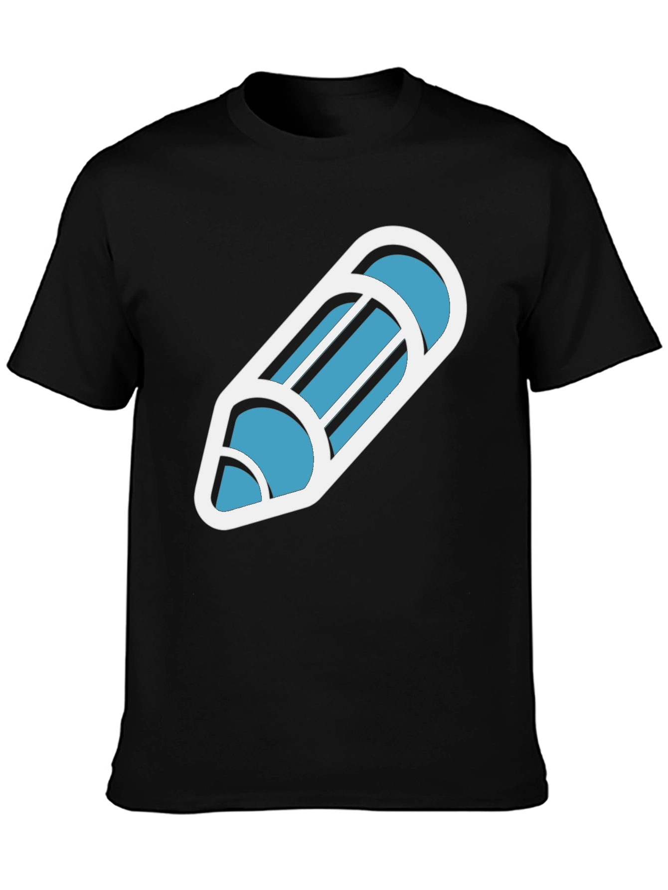Cool Pencil Graphic Tee - Trendy Casual Top