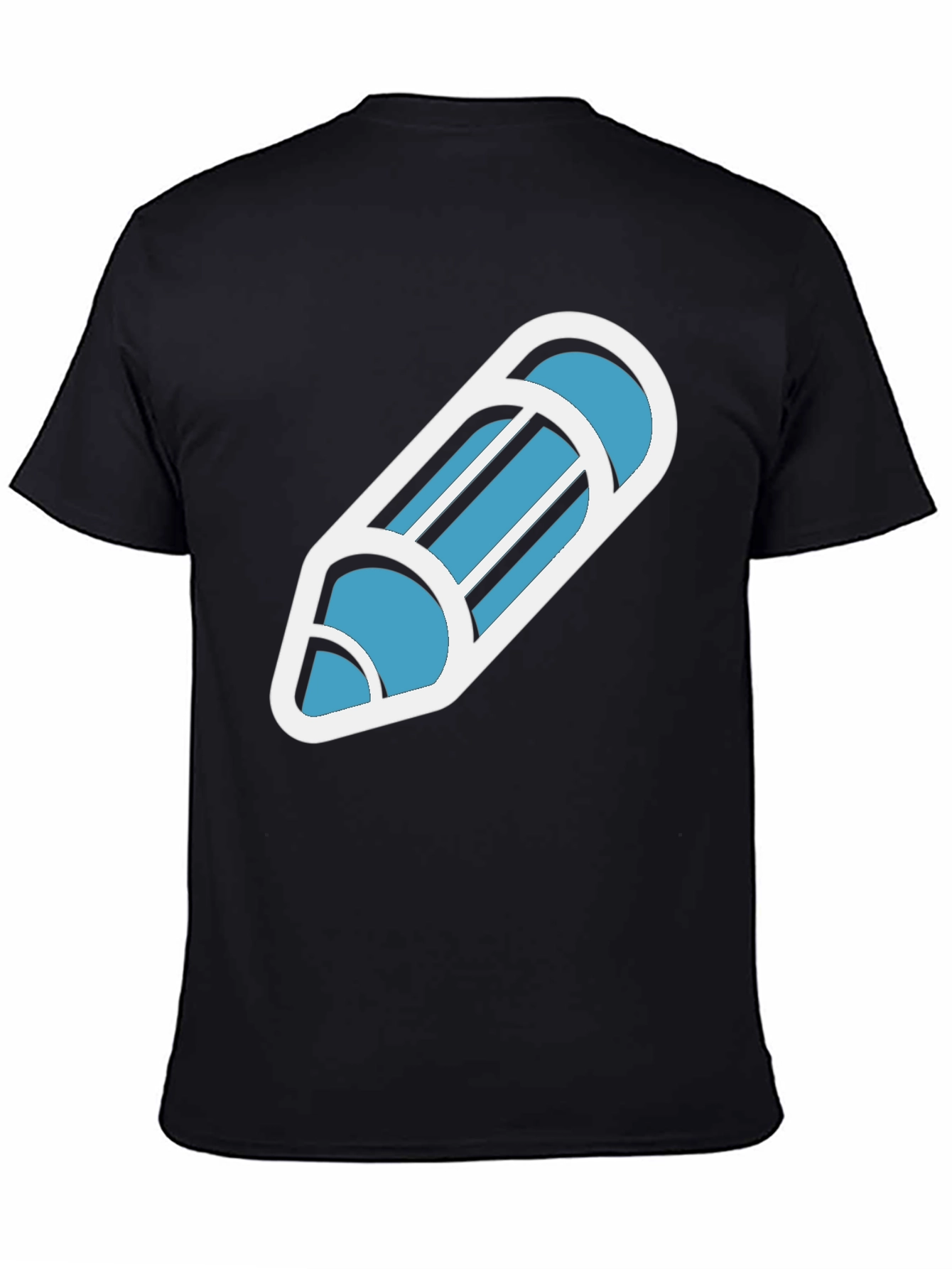 Cool Pencil Graphic Tee - Trendy Casual Top