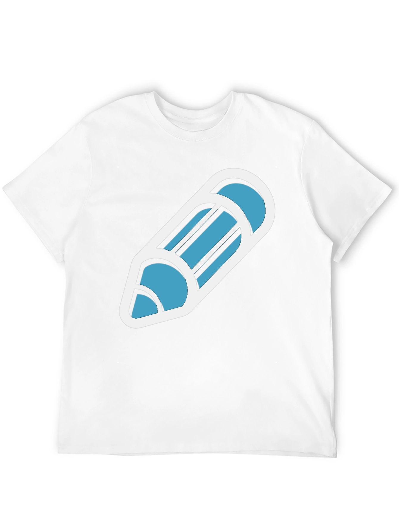 Cool Pencil Graphic Tee - Trendy Casual Top