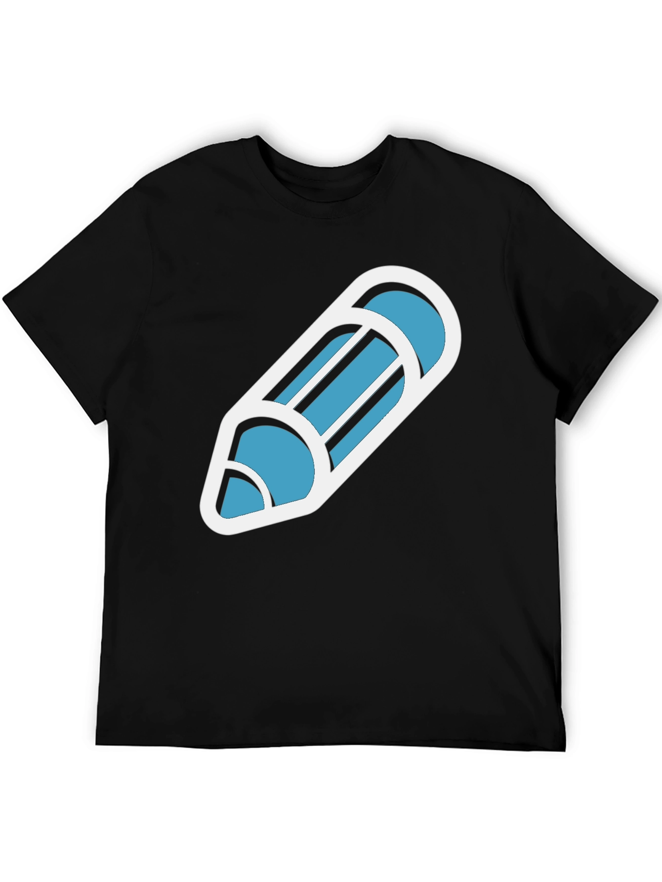 Cool Pencil Graphic Tee - Trendy Casual Top