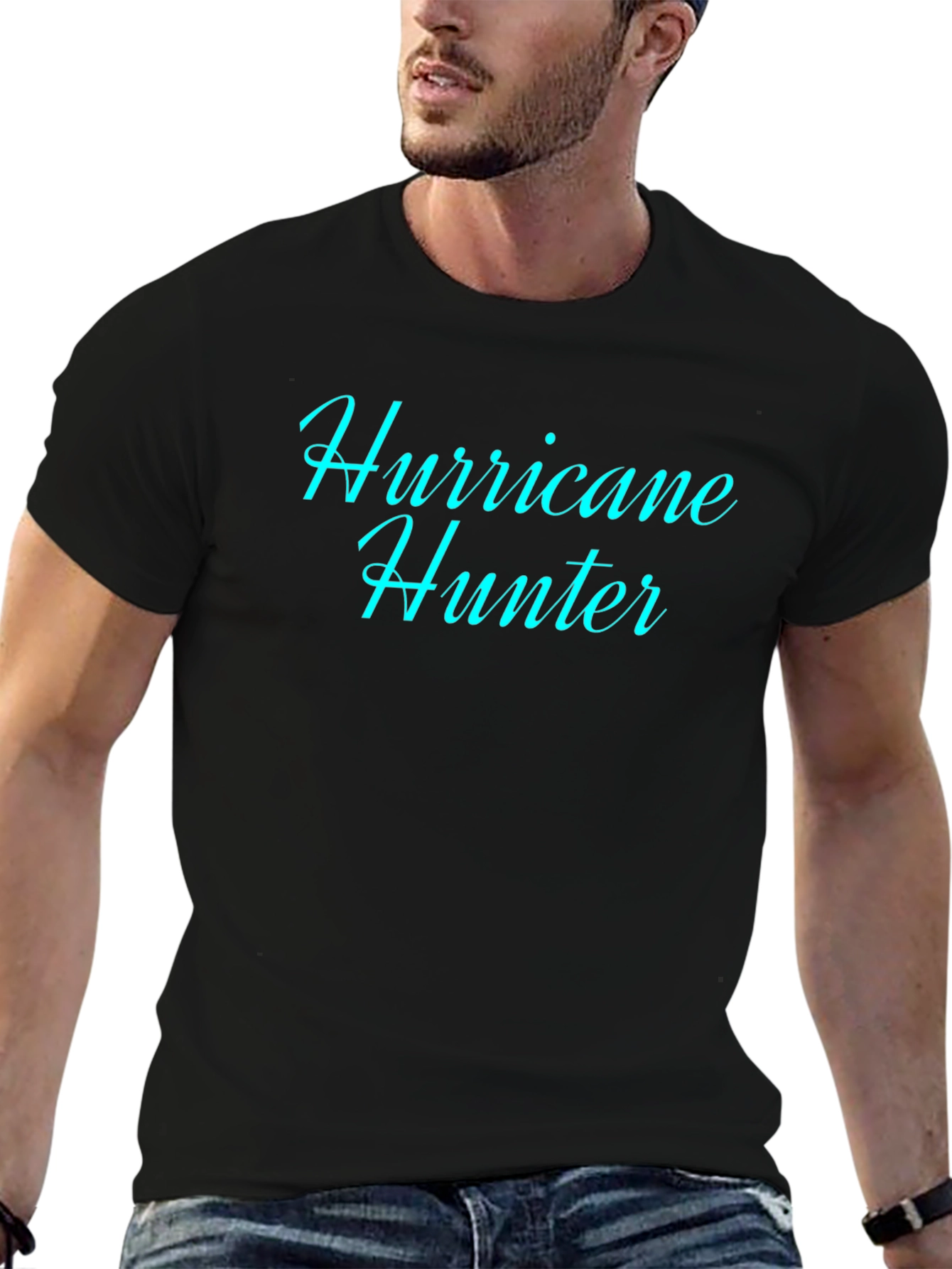 Hurricane Hunter Black Tee Shirt